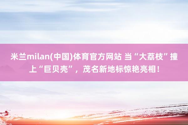 米兰milan(中国)体育官方网站 当“大荔枝”撞上“巨贝壳”，茂名新地标惊艳亮相！