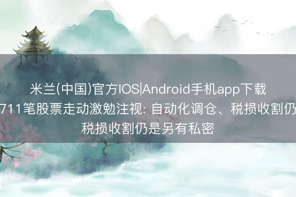 米兰(中国)官方IOS|Android手机app下载 特朗普的3711笔股票走动激勉注视: 自动化调仓、税损收割仍是另有私密