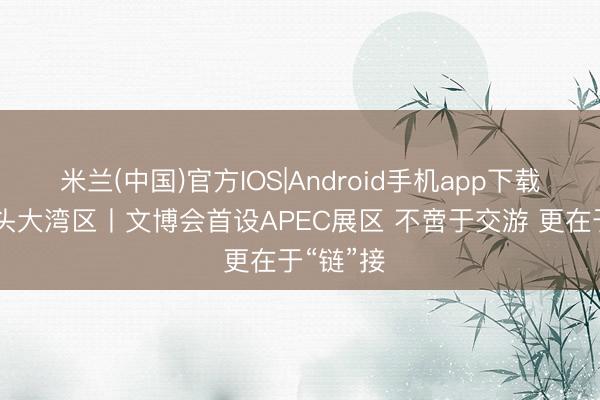 米兰(中国)官方IOS|Android手机app下载 勇立潮头大湾区丨文博会首设APEC展区 不啻于交游 更在于“链”接
